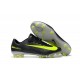 Nike Mercurial Vapor 11 FG Nouveaux Crampons de Foot Noir Jaune