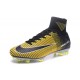 Nike Mercurial Superfly V FG Crampons Football Noir Jaune