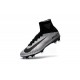 Nike Chaussure de Foot Meilleur Mercurial Superfly 5 FG ACC Argent Noir