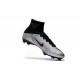 Nike Chaussure de Foot Meilleur Mercurial Superfly 5 FG ACC Argent Noir