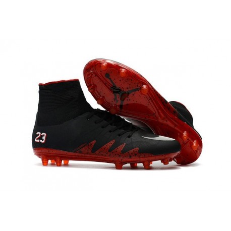 Chaussure Neymar Jordan Nike Hypervenom Phantom 2 FG Noir Rouge