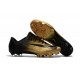 Nike Mercurial Vapor 11 FG Nouveaux Crampons de Foot Noir Or