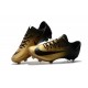 Nike Mercurial Vapor 11 FG Nouveaux Crampons de Foot Noir Or