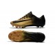 Nike Mercurial Vapor 11 FG Nouveaux Crampons de Foot Noir Or