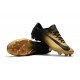 Nike Mercurial Vapor 11 FG Nouveaux Crampons de Foot Noir Or