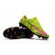 Nike Mercurial Vapor 11 FG Nouveaux Crampons de Foot Jaune Rose