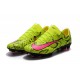 Nike Mercurial Vapor 11 FG Nouveaux Crampons de Foot Jaune Rose