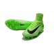 Nike Chaussure de Foot Meilleur Mercurial Superfly 5 FG ACC Vert Noir