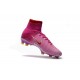Nike Chaussure de Foot Meilleur Mercurial Superfly 5 FG ACC Rose Rouge Blanc