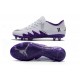 Nike Hypervenom Phinish FG Nouvelles Crampons Football Blanc Violet