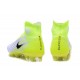 Crampons de Foot Nouvel Nike Magista Obra 2 FG Blanc Jaune Noir