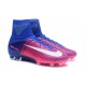 Nike Mercurial Superfly V FG Nouvel 2017 Crampons de Football Rose Bleu Blanc