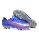 Nike Mercurial Vapor 11 FG Nouveaux Crampons de Foot Rose Bleu Argent