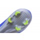 Nike Mercurial Vapor 11 FG Nouveaux Crampons de Foot Rose Bleu Argent