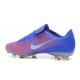 Nike Mercurial Vapor 11 FG Nouveaux Crampons de Foot Rose Bleu Argent