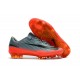 Nike Mercurial Vapor 11 FG Nouveaux Crampons de Foot Gris Orange