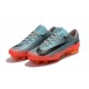 Nike Mercurial Vapor 11 FG Nouveaux Crampons de Foot Gris Orange