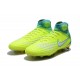 Crampons de Foot Nouvel Nike Magista Obra 2 FG Volt Bleu Chlore