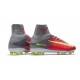Nike Mercurial Superfly V FG Nouvel 2017 Crampons de Football Rosa Gris