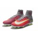 Nike Mercurial Superfly V FG Nouvel 2017 Crampons de Football Rosa Gris