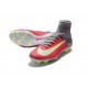 Nike Mercurial Superfly V FG Nouvel 2017 Crampons de Football Rosa Gris