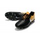 Nike Crampons de Foot Tiempo Legend 7 FG Cuir - Jaune Noir Blanc