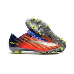 Nike Mercurial Vapor XI FG Neuf Chaussure Football Bleu Carmin Chrome