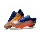 Nike Mercurial Vapor XI FG Neuf Chaussure Football Bleu Carmin Chrome