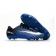 Nike Mercurial Vapor XI FG Neuf Chaussure Football Bleu Noir Blanc