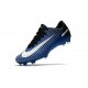 Nike Mercurial Vapor XI FG Neuf Chaussure Football Bleu Noir Blanc