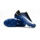 Nike Mercurial Vapor XI FG Neuf Chaussure Football Bleu Noir Blanc