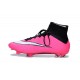 Nouvelle Ronaldo Chaussure Foot Nike Mercurial Superfly FG Rose Blanc Noir