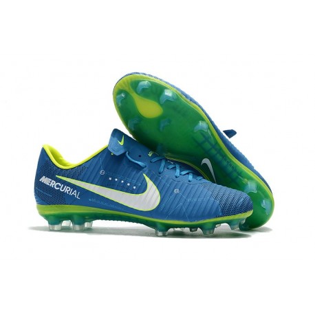 Nike Mercurial Vapor XI FG Neuf Chaussure Football Neymar Bleu