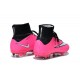 Nouvelle Ronaldo Chaussure Foot Nike Mercurial Superfly FG Rose Blanc Noir