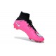 Nouvelle Ronaldo Chaussure Foot Nike Mercurial Superfly FG Rose Blanc Noir