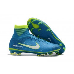 Nike Chaussure Foot Neymar Mercurial Superfly 5 FG ACC Bleu