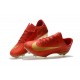 Nike Mercurial Vapor XI FG Neuf Chaussure Football Rouge Or CR7