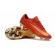 Nike Mercurial Vapor XI FG Neuf Chaussure Football Rouge Or CR7