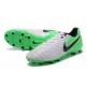 Nike Crampons de Foot Tiempo Legend 7 FG Cuir - Blanc Vert