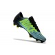 Nike Mercurial Vapor XI FG Neuf Chaussure Football Bleu Vert Blanc