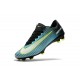 Nike Mercurial Vapor XI FG Neuf Chaussure Football Bleu Vert Blanc