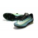 Nike Mercurial Vapor XI FG Neuf Chaussure Football Bleu Vert Blanc