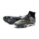 Crampons de Football Nike Mercurial Superfly FG ACC BHM Noir Or Blanc