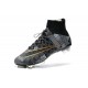Crampons de Football Nike Mercurial Superfly FG ACC BHM Noir Or Blanc