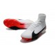 Nike Chaussure Foot Neuf Mercurial Superfly 5 FG ACC Blanc Rouge Noir
