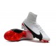 Nike Chaussure Foot Neuf Mercurial Superfly 5 FG ACC Blanc Rouge Noir