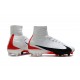 Nike Chaussure Foot Neuf Mercurial Superfly 5 FG ACC Blanc Rouge Noir