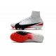 Nike Chaussure Foot Neuf Mercurial Superfly 5 FG ACC Blanc Rouge Noir
