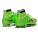 Nouvelle Ronaldo Chaussure Foot Nike Mercurial Superfly FG Vert Hyper Punch