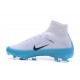 Nike Chaussure Foot Neuf Mercurial Superfly 5 FG ACC Blanc Bleu Noir